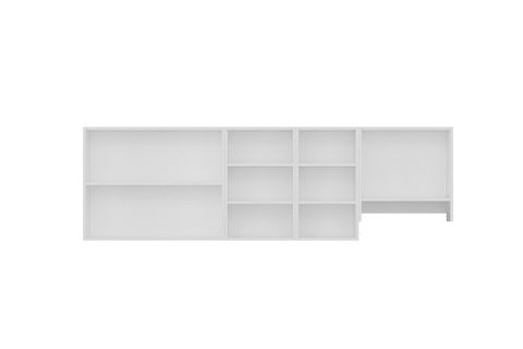 MİNAR 235 CM MUTFAK DOLABI BEYAZ 235-B7-ÜST MODÜL