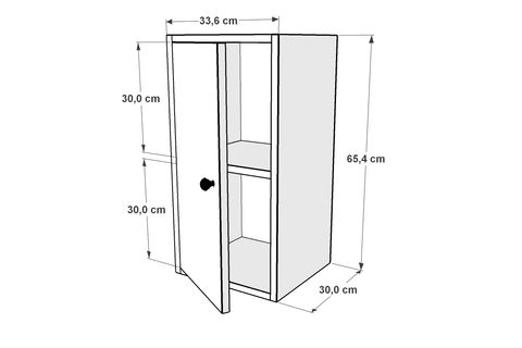 AYDIN KİTAPLIKLI RAF, DVR-1041-Ç