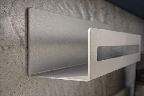 GALVANİZ METAL BAHARATLIK, AÇIK GRİ, 30X10X6 CM