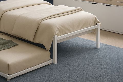 TİTAN YAVRULU METAL KARYOLA, BEYAZ, 80X190 90X190