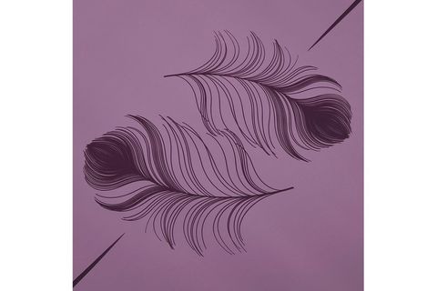 YOGA MATI, DOĞAL KAUÇUK, MOR, 70X185