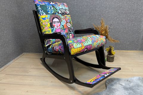 KONTES SALLANAN SANDALYE, DİEGO, WENGE SİYAH AYAK