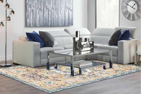AİDA HOME AMANZİ SALON HALISI, BEJ, 80X150