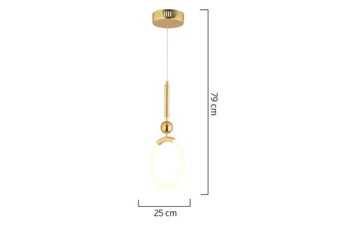 STRUER TEKLİ AVİZE, GOLD
