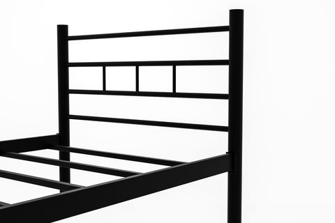 K70 METAL KARYOLA, SİYAH, 90X190