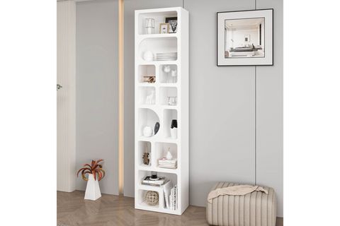 BOHEM MEBRAN KİTAPLIK, BEYAZ, 205 CM