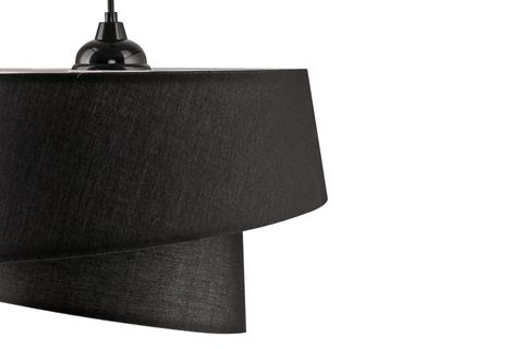 EVLİGHT BARET PVC 2 KATLI SARKIT AVİZE, SİYAH