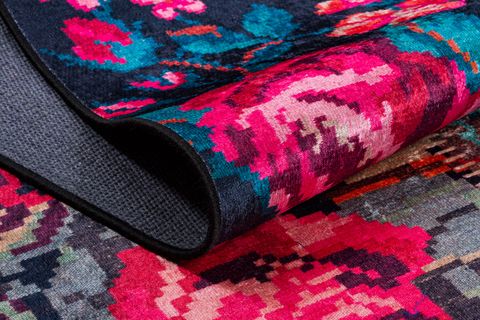 FRENDA HALI, PAMUK TABAN, KIRMIZI, 160X230