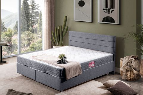 SOFİA BAZA BAŞLIK SETİ, GRİ, 160X200