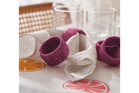 ROPE DÖRTLÜ PEÇETE HALKASI, FUŞYA