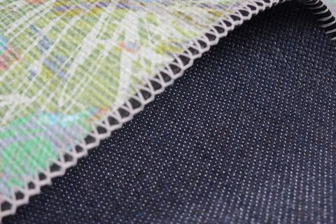 ELLESER  KAYMAZ TABANLI ŞÖNİL KİLİM HALI 80X200