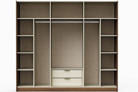 MADERA AHŞAP KAPAKLI GARDIROP, 6 KAPAKLI