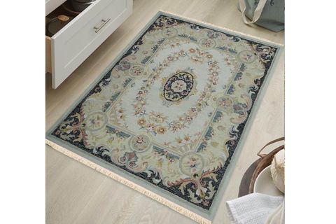VİNTAGE LALEZAR BASKILI DOKUMA TABAN HALI, 280 YNG, 60X120  CM