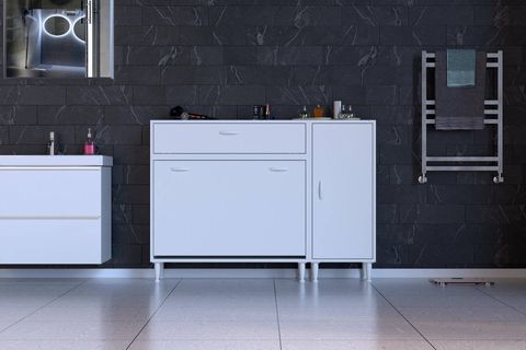 YENİCE BANYO DOLABI, 85 CM 2 SEPETLİ, 125 CM