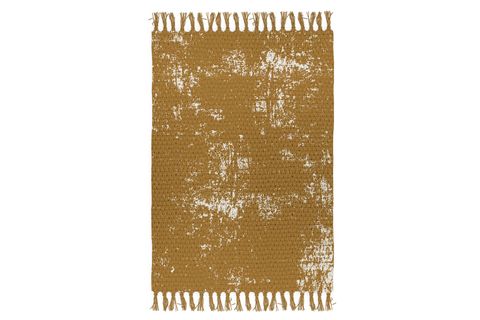 KARNAVAL HOME BABİL SERİ 034 DESENLİ OTANTİK KARA TEZGAH ÇİFT TARAFLI KİLİM, KAHVE LACİVERT, 80X150