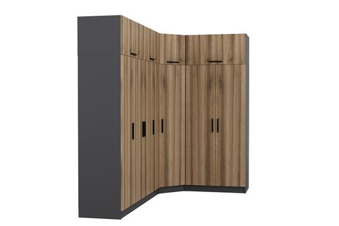 MİNAR KALE GARDIROP 3,  7 KAPAKLI,  DORE