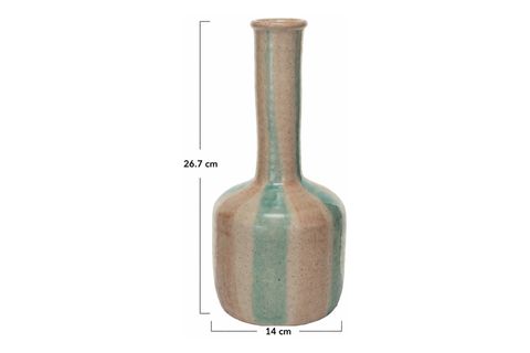 HAND PAİNTED TERRACOTTA VAZO, 2