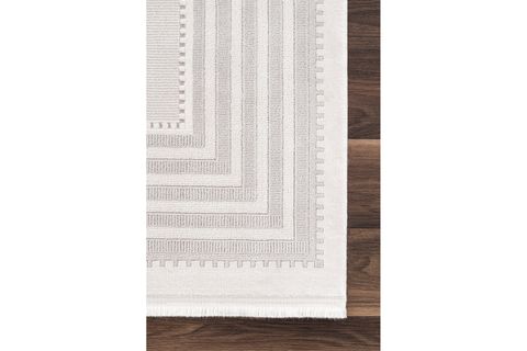 KOZA NAZENDE KREM GRİ SALON HALISI  A3397D, 100X300