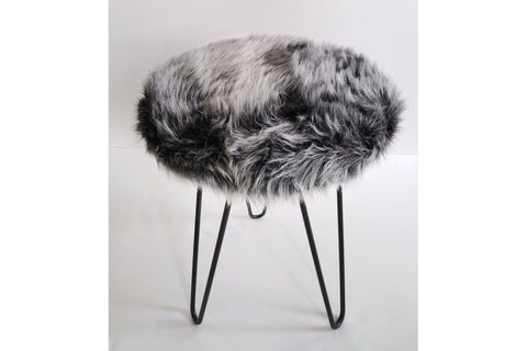 PELUŞ PUF, ANTRASİT
