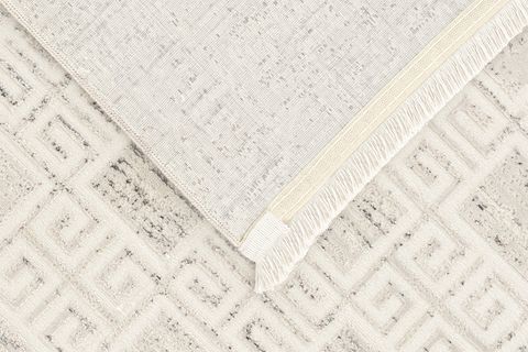 SUR MAKİNE HALISI, VİZON KREM, 358, 120X180