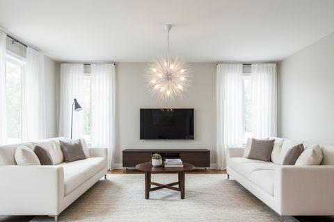 LÜKSEMBURG KİRPİ AVİZE, BEYAZ BOYA, 60 CM