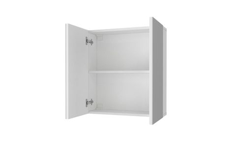 BİNARY AYNALI BANYO ÜST DOLABI, BEYAZ