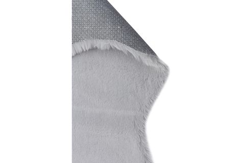 PUFFY KÜRK HALI, GRİ, 80X200