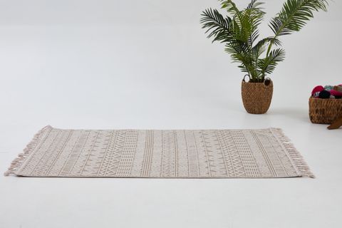 4K INFİNİTY COLLECTİON MODERN MAKİNE HALISI 14, BEİGE, 80X150 CM
