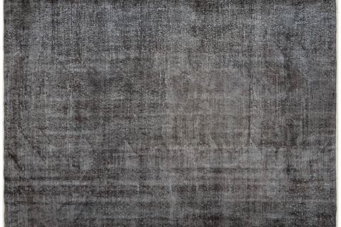 DOĞAL EL DOKUMA ANTRASIT RENGI VINTAGE HALI 171X243