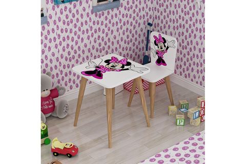 DECORAİR KERAS ÇOCUK AKTİVİTE MASA SANDALYE TEK KİŞİ KIZ