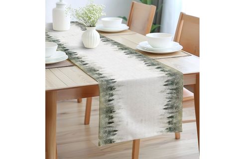 PASTEL ORMAN PAMUKLU MASA RUNNER, 0042 50X150 CM