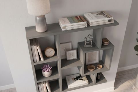 ENDA HOME YEGANE ÇİFT KULLANIMLI DUVAR RAFI ANTRASİT