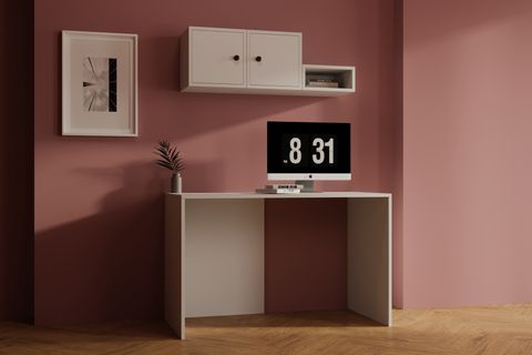 LUMA MODÜL DUVARA MONTE ÇALIŞMA MASASI, 2 KAPAKLI