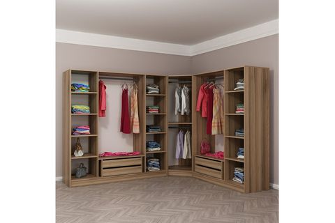 MİNAR KALE GARDIROP 8, 8 KAPAKLI, ANTRASİT