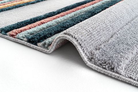 EKO HALI TERAZZO TRZ 02 MULTY RENKLİ HAV TOZ VERMEZ ETNİK ÖRGÜ DESEN YUMUŞAK DOKULU MODERN İSKANDİNAV TARZI HALI 80X150