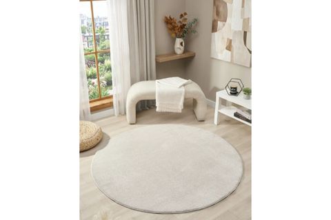 MİRA BALİ 4500 MODERN SHAGGY HALI, TAŞ, 120X120