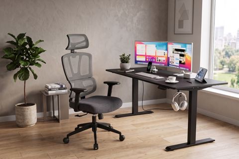 OFİSİMİ ROG ONE ERGONOMİK ÇALIŞMA KOLTUĞU, ANTRASİT GRİ