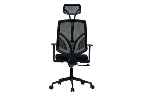SANCAK OFİS ELVİS YÖNETİCİ KOLTUĞU, METAL AYAKLI , SİYAH