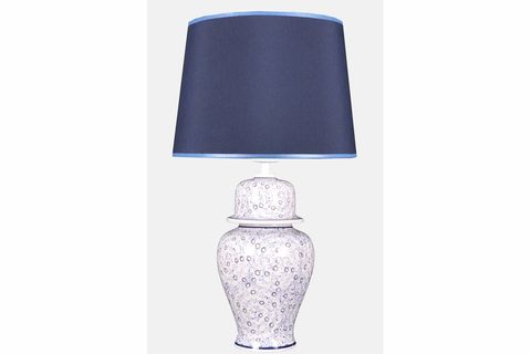 QDEC BLEU BLANC ŞAH VAZO ABAJUR, SEYREK HALIÇ, MAVİ