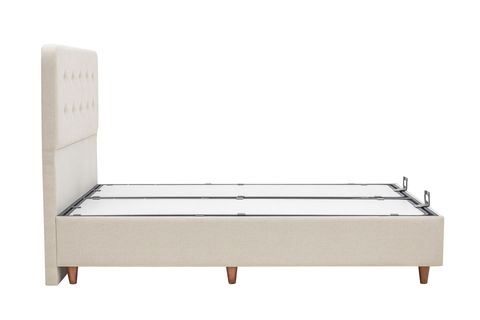 NOTTE BAZA VE BAŞLIK SETİ, KREM, 140X200