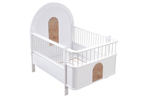VENÜS BÜYÜYEN BEŞİK 90X130 VENÜS KARYOLA 90X190, BEYAZ CEVİZ