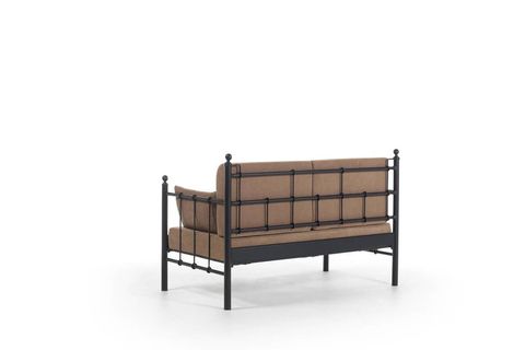 LALAS DK METAL SOFA SEDİR SİYAH 70X140CM