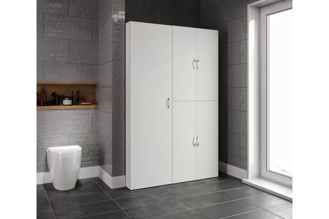 CABANA ÇAMAŞIR VE KURUTMA MAKİNESİ DOLABI BÖLMELİ