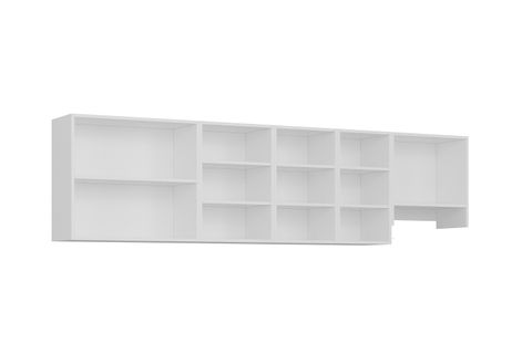 MİNAR 275 CM MUTFAK DOLABI BEYAZ 275-B5-ÜST MODÜL