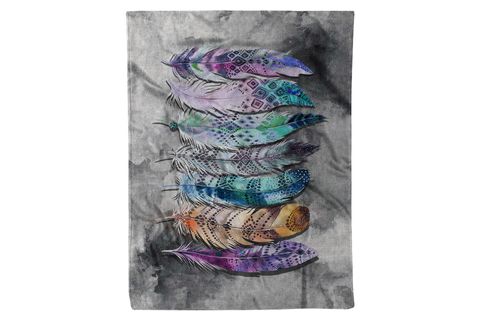 ETNİK TÜY  BASKILI WELSOFT TV BATTANİYESİ, 130X170