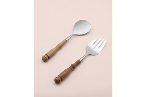 THE MİA WOODY SALATA SERVİS TAKIMI 2 PARÇA