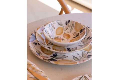 THE MİA LİMONCELLO SERVİS TABAĞI 6LI SET 26 CM LMN013