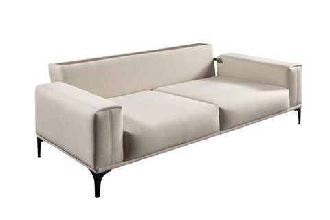 STİLL ÜÇLÜ KOLTUK, KREM, KUMAŞ DEĞİŞİMLİ