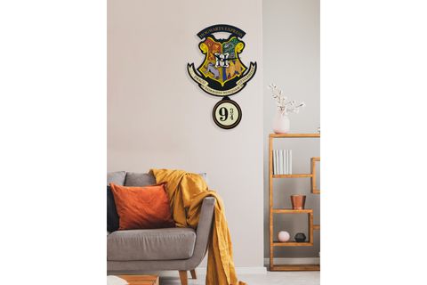 HOGWARTS EXPRESS DEKORATİF SARKAÇLI DUVAR SAATİ