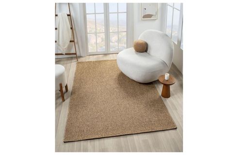 ESSE HAV TOZ VERMEZ KOLAY TEMİZLENEN HASIR DOKU SİSAL HALI, KAHVE, 100X350, 665